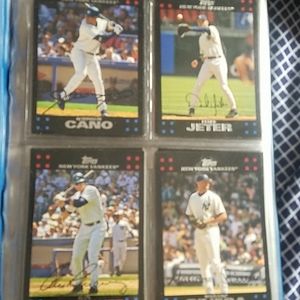 Baseball cards Yankees